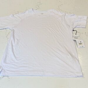 ALO Yoga Men's Triumph Crew Neck White Tee